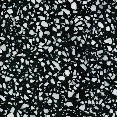 Black White Exterior Terrazzo Tiles Quality Supplier